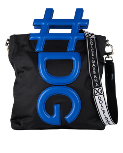 Instabag Tote, Nylon, Black/Blue, MII, S, 2*